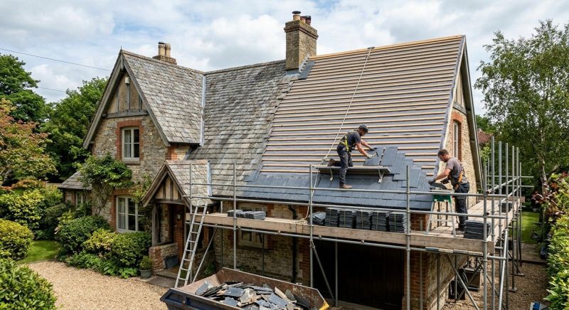 Slate Roof Replacement in Nunn, CO