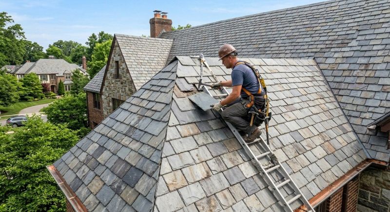 Slate Shingle Replacement in Windsor, CO