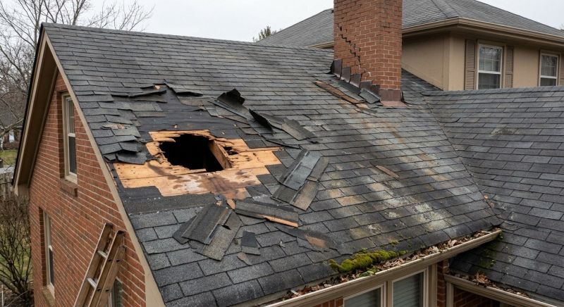 Storm Damage Roof Repair in Milliken, CO