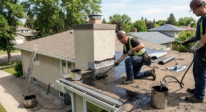 Tar And Gravel Roof Repair in Evans, CO