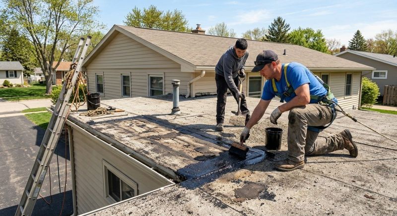 Tar And Gravel Roof Repair in Milliken, CO