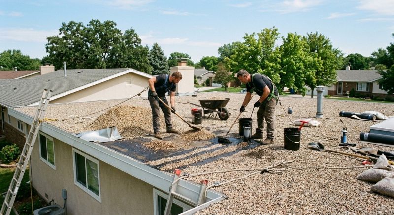 Tar And Gravel Roof Repair in Milliken, CO