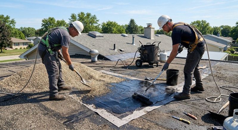 Tar And Gravel Roof Repair in Nunn, CO