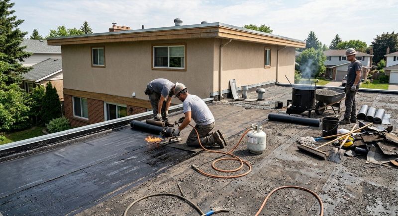 Tar Roof Repair in Evans, CO