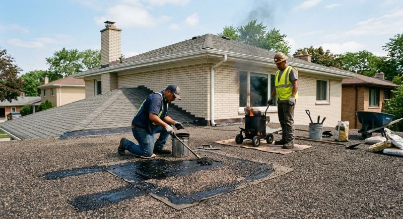 Tar Roof Repair in Johnstown, CO