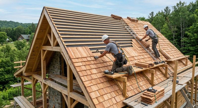 Wood Roofing Installation in Wellington, CO