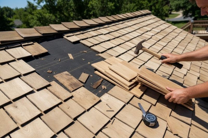 Wood Shake Roof Repair in Fort Collins, CO