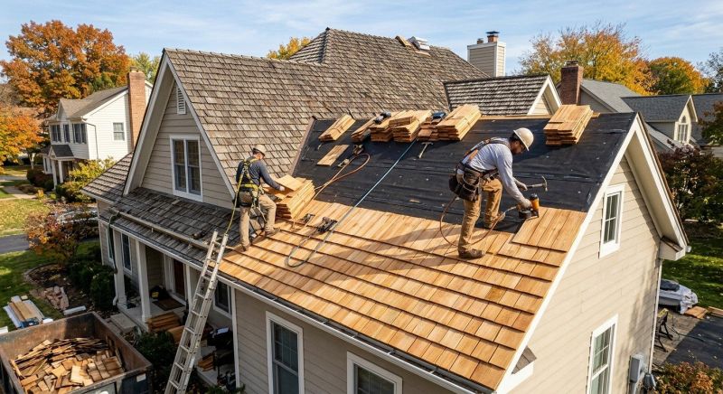 Wood Shake Roof Replacement in Windsor, CO