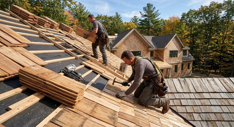 Wooden Roof Installation in Windsor, CO